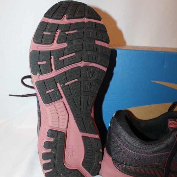 NIB SAUCONY WOMEN'S ADRENALINE GTS 21 BLACK PINK RUNNING SNEAKERS SZ 8 - Picture 6 of 6